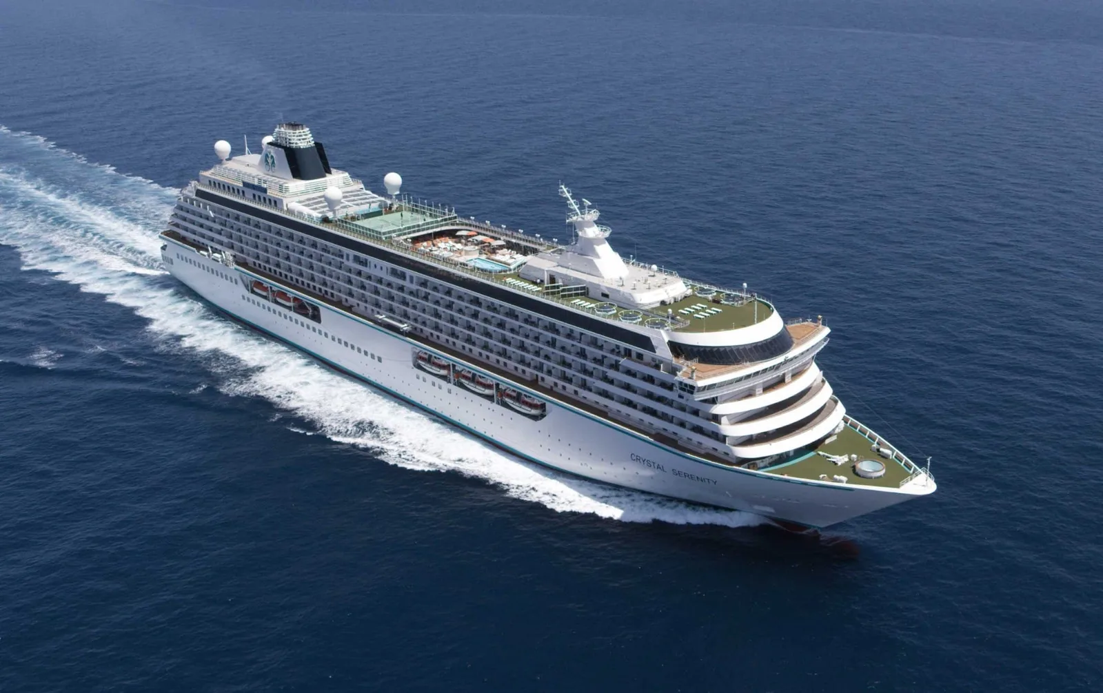 Crystal Serenity im Trockendock: Neue Poolbar, umgebautes Atrium und ...